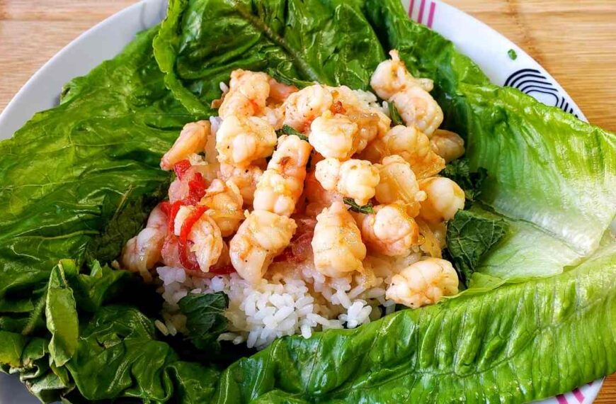 Thai Shrimp Lettuce Wrap Recipe