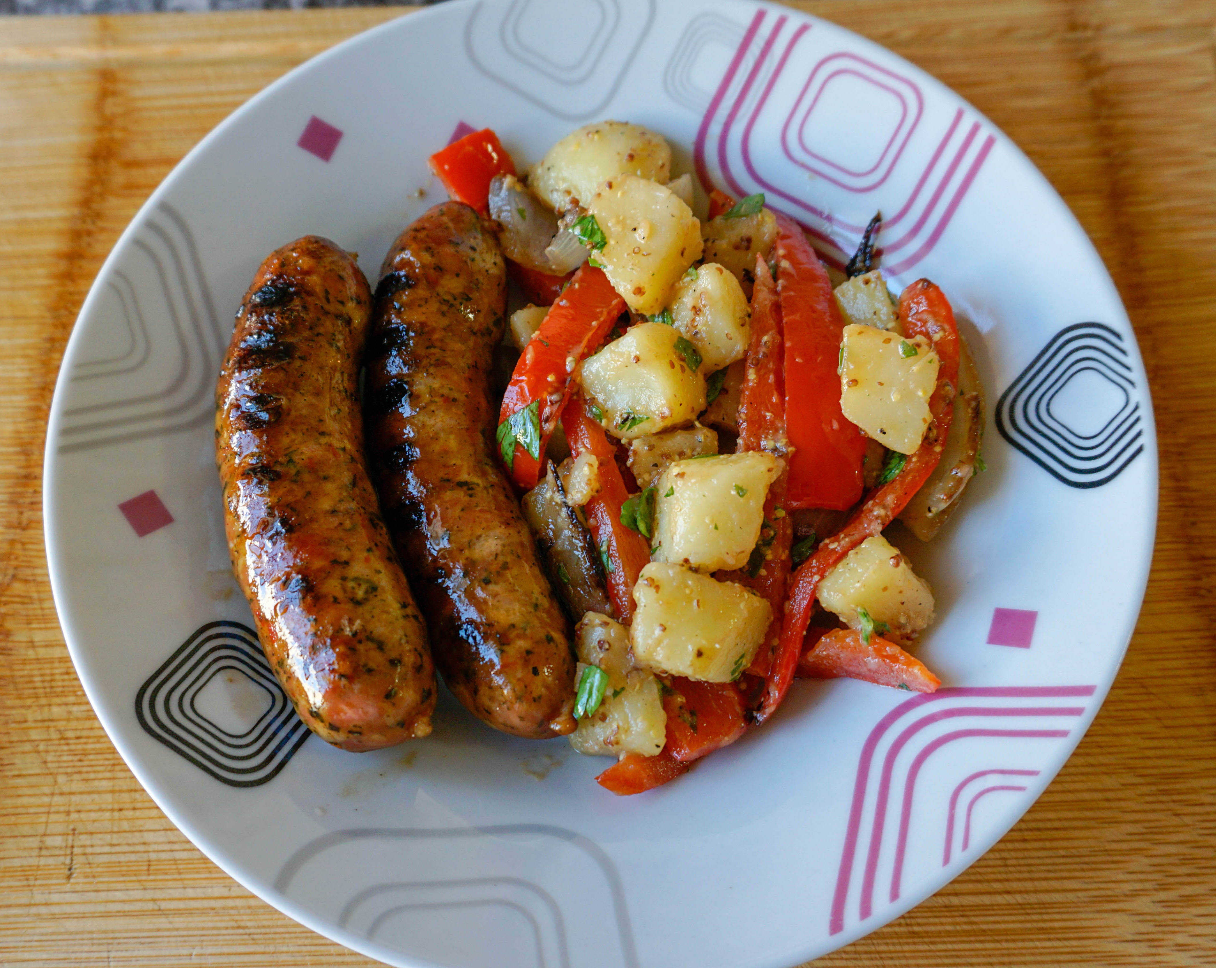 Spicy Andouille Sausage and Peppers wine pairing