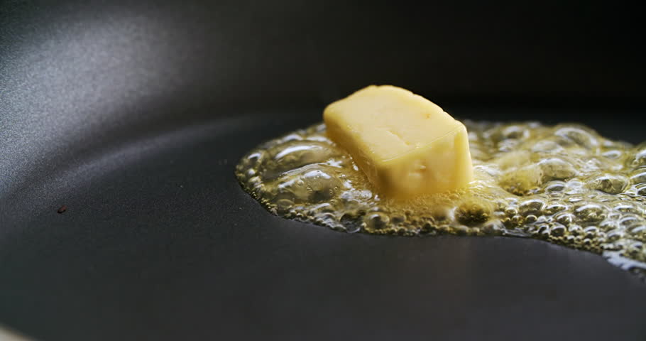 butter in a pan