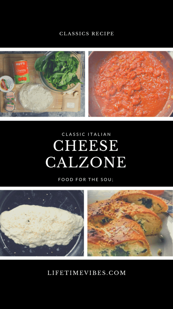 Classic Italian Cheese Calzone recipe
