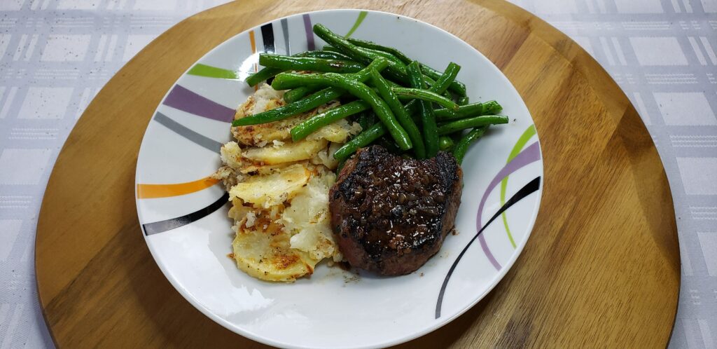 pan seared sirloin steak