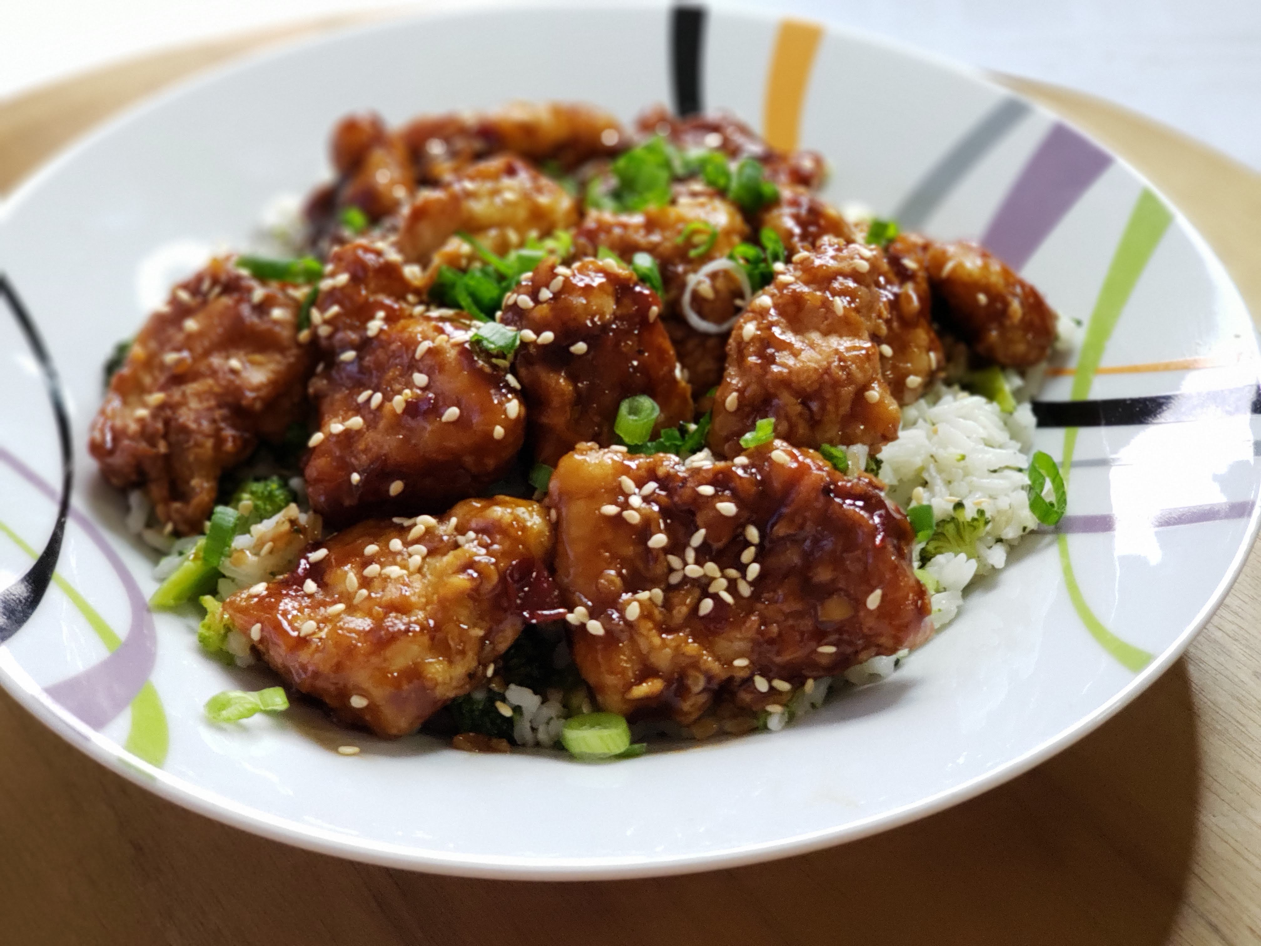 Sesame Chicken Tips for frying chicken and wine pairing