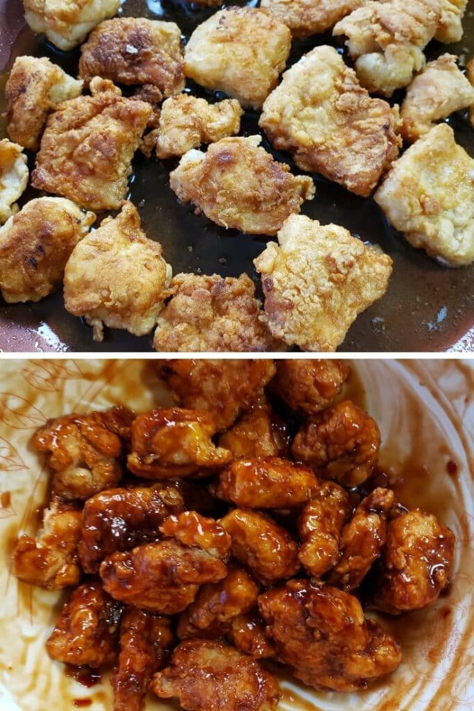 Sesame Chicken and Tips for frying chicken 2