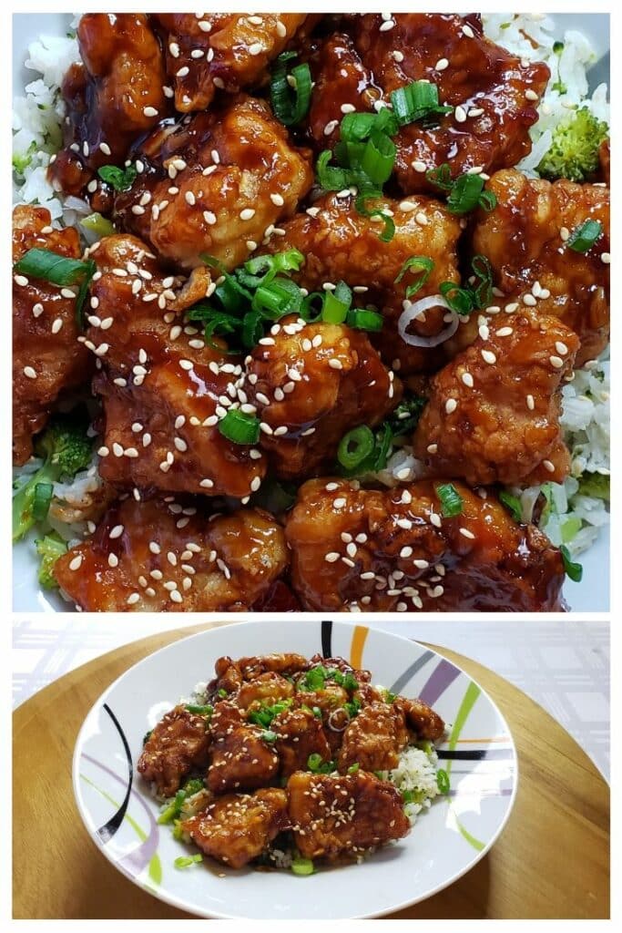 Sesame Chicken and Tips for frying chicken 1