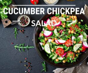 Cucumber Chickpea Salad