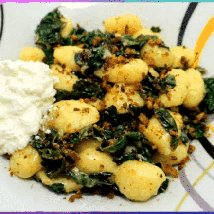 Gnocchi with Kale and Ricotta