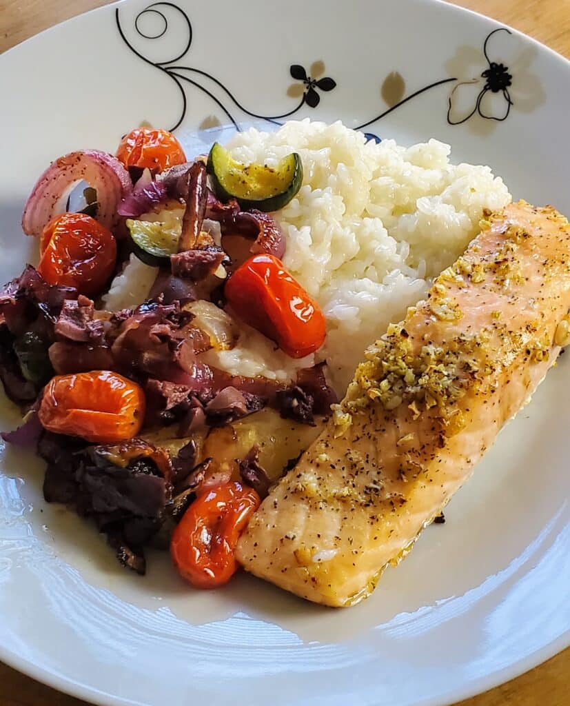 Salmon Provençal with Tomatoes