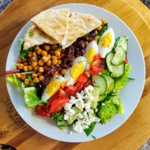 Vegetarian Greek Cobb Salad