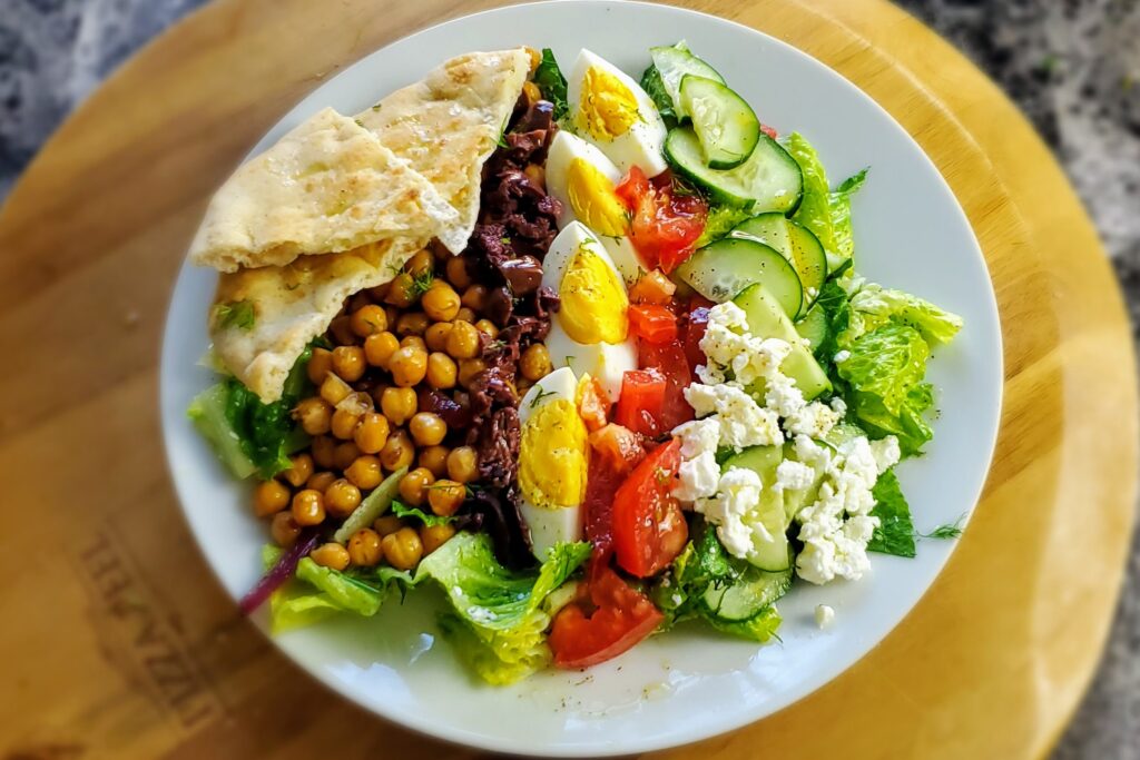 Vegetarian Greek Cobb Salad