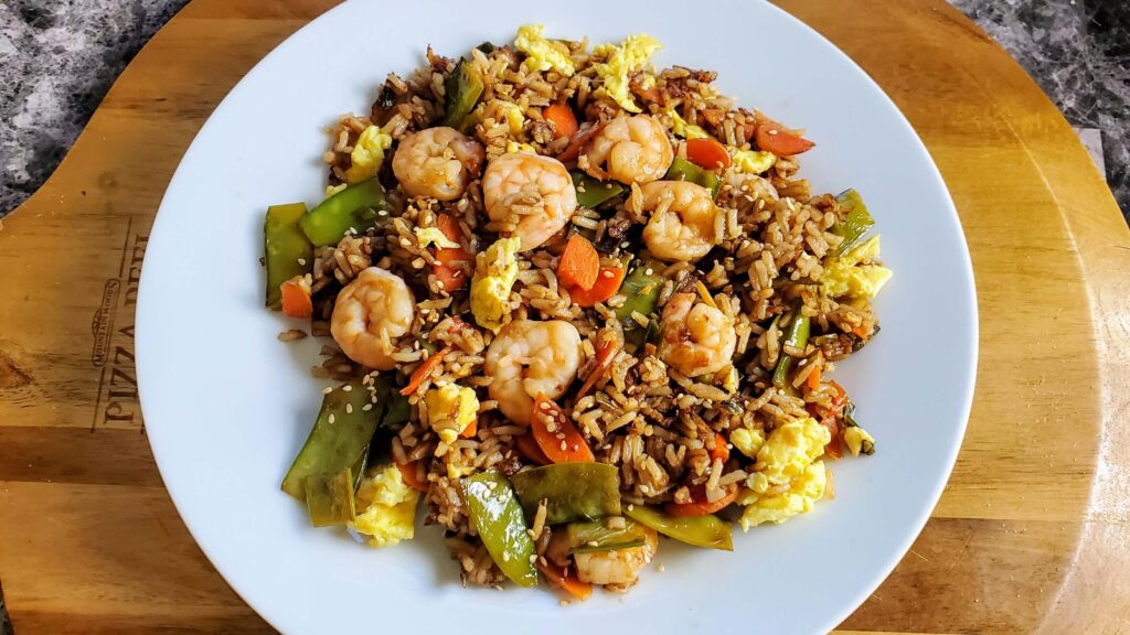 Simple Shrimp Fried Rice