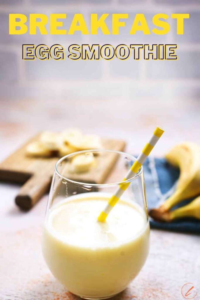 A Breakfast Egg Smoothie