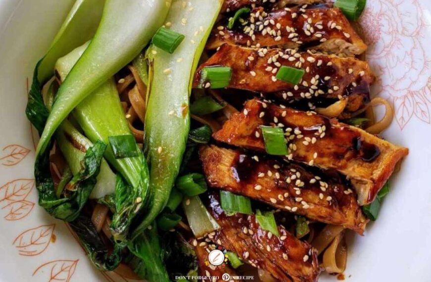 Hoisin Chicken Recipe with Buttery Soy Noodles