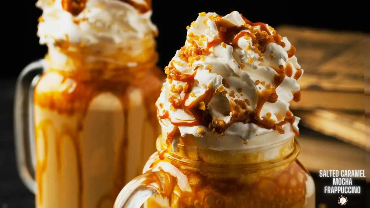 How to make the best homemade salted caramel frappuccino ever!