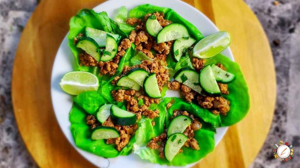 Spicy Turkey Lettuce Wraps