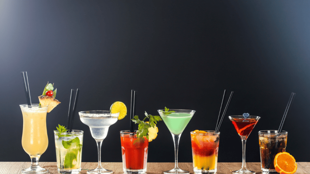 mini cocktails