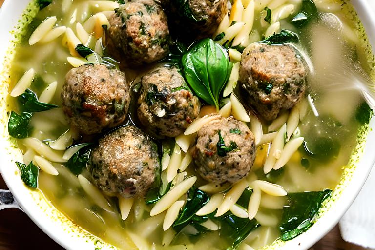 “Hearty Italian Wedding Soup Recipe: How to Make this Comforting Winter Soup with Meatballs, Orzo Pasta, and Spinach